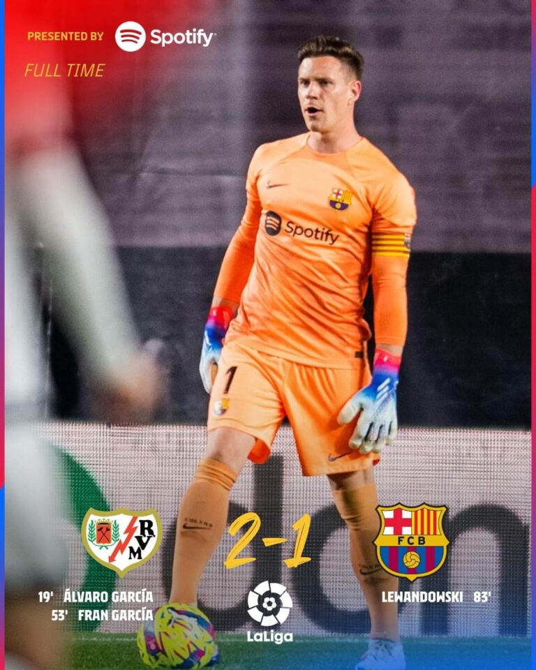 Barcelona patina ante el Rayo Vallecano