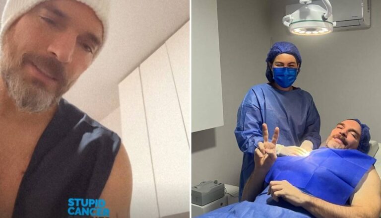 Julián Gil es operado de cáncer en la piel