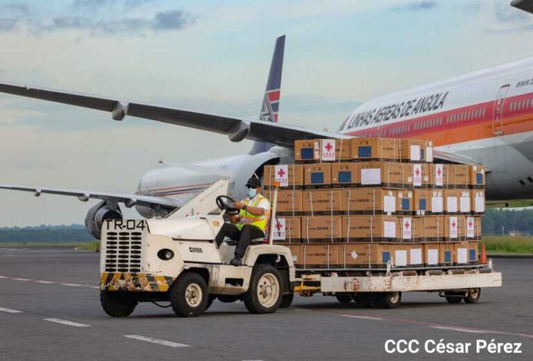 Nicaragua recibe 2 millones de vacunas contra&nbsp; la Covid 19 de China