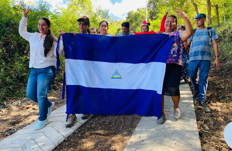 Inauguran huellas de rodamiento en Somoto