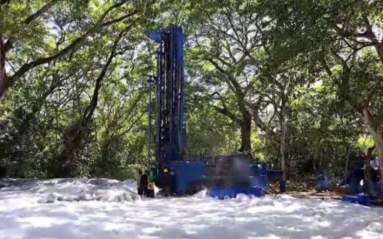 Construcción de pozo en el kilómetro 16 de la Carretera a Masaya lleva un avance del 70 %