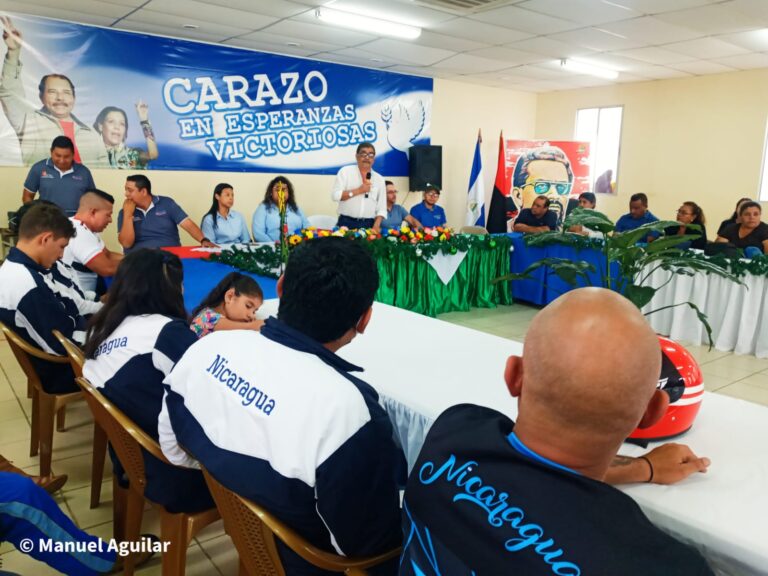 Entregan reconocimiento a deportistas destacados de Carazo