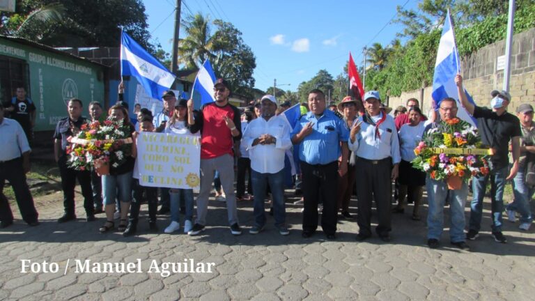 Diriamba realiza caminatas en saludo al 156 aniversario del Natalicio del poeta Rubén Darío