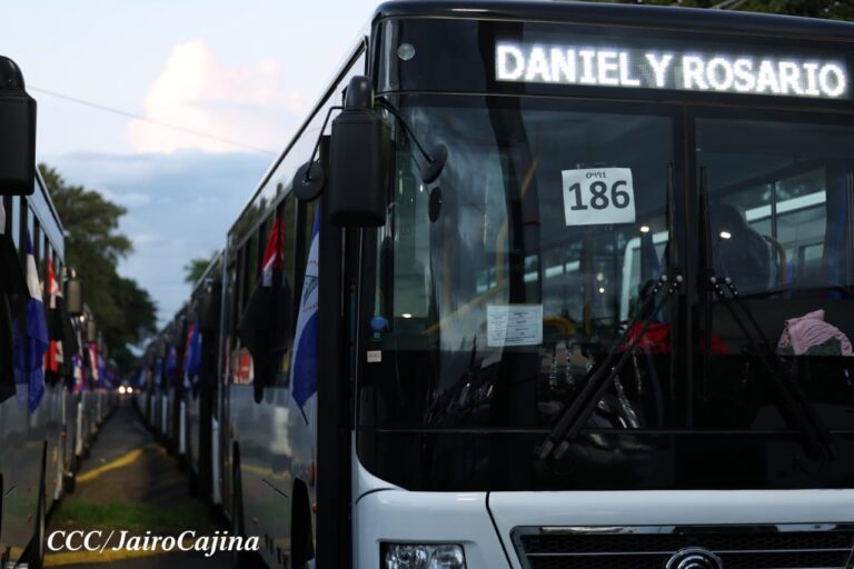 Fortalecen transporte colectivo en Managua con 250 nuevas unidades