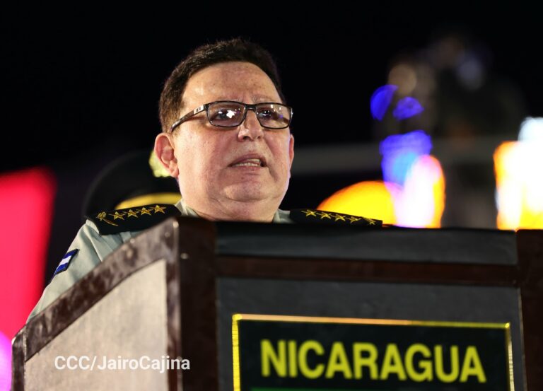 Gral. Avilés “En el Ejército de Nicaragua el amor a la patria es y seguirá siendo la principal motivación”