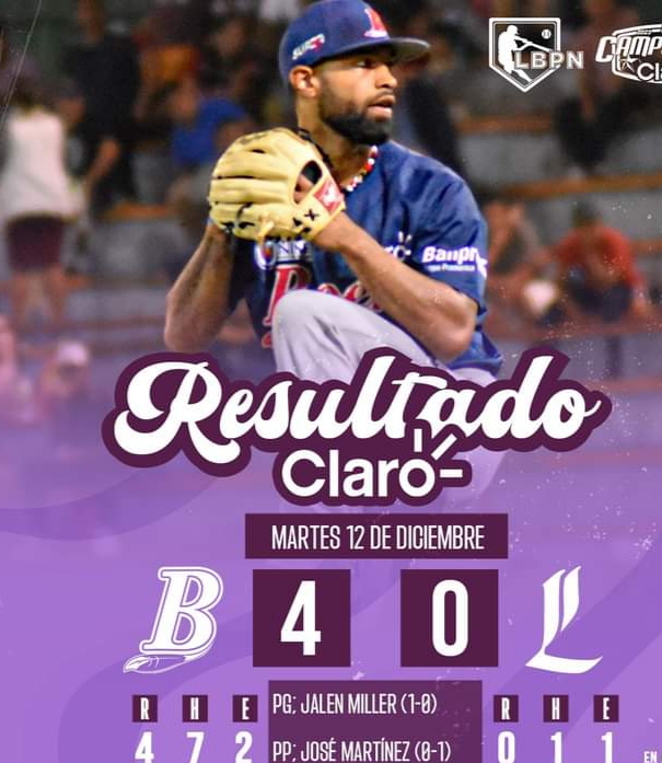 Indios del Bóer terminan con su mala racha en la LBPN