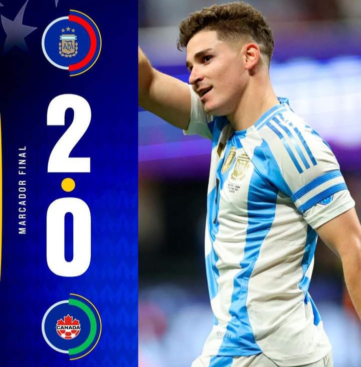 Argentina doblega a Canadá en inicio de la Copa América