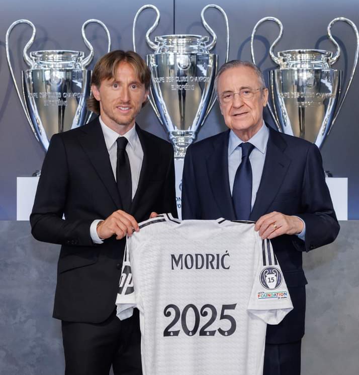 Luka Modrić extiende su contrato con el Real Madrid