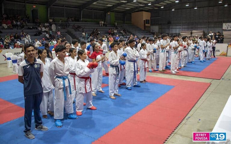 AlMA realiza tercera fecha de juegos juveniles Managua 2023 en la disciplina de Karate