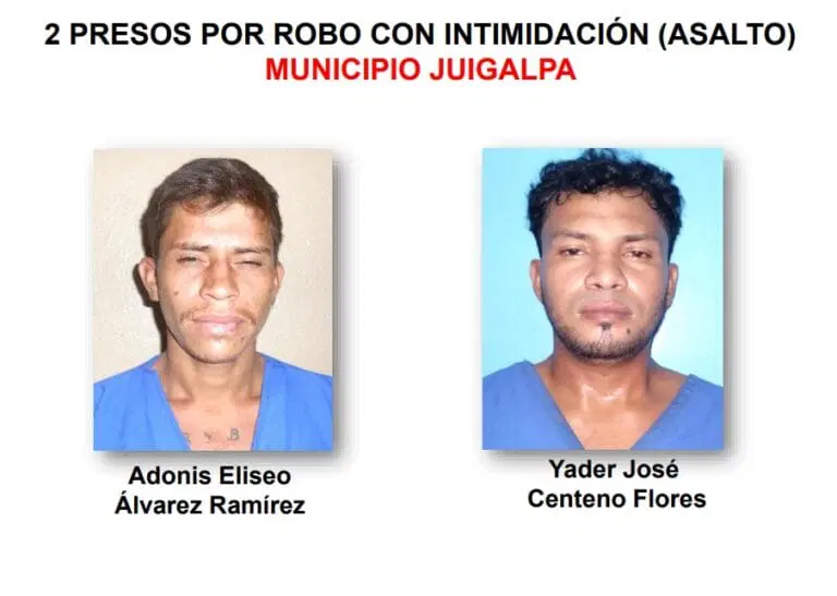 Capturan en Chontales a 16 sujetos por robo