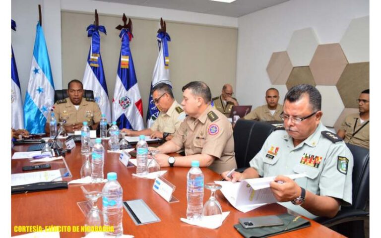 Ejército de Nicaragua participó en reunión de representantes ante la CFAC