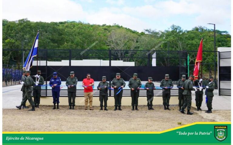 Ejército de Nicaragua participa en inauguración de obras de infraestructura