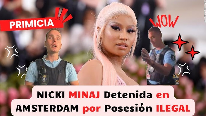 Nicki Minaj es detenida en aeropuerto internacional