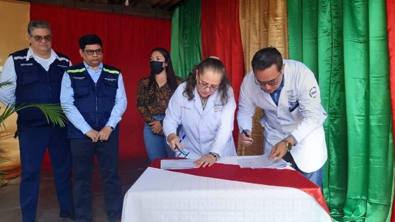 Entregan sitio para la construcción de un pabellón en el Hospital Regional en Juigalpa