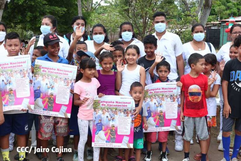 Realizan cierre de Campaña Nacional de Vacunación 2023 en Nandaime