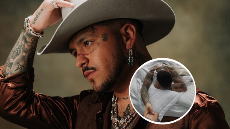 Cristhian Nodal sin tatuajes en su rostro OmG