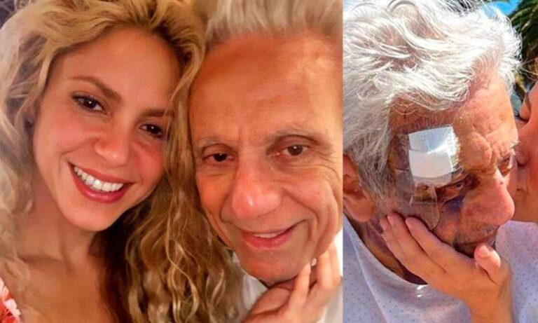Shakira se encuentra acompañando a su padre en el hospital