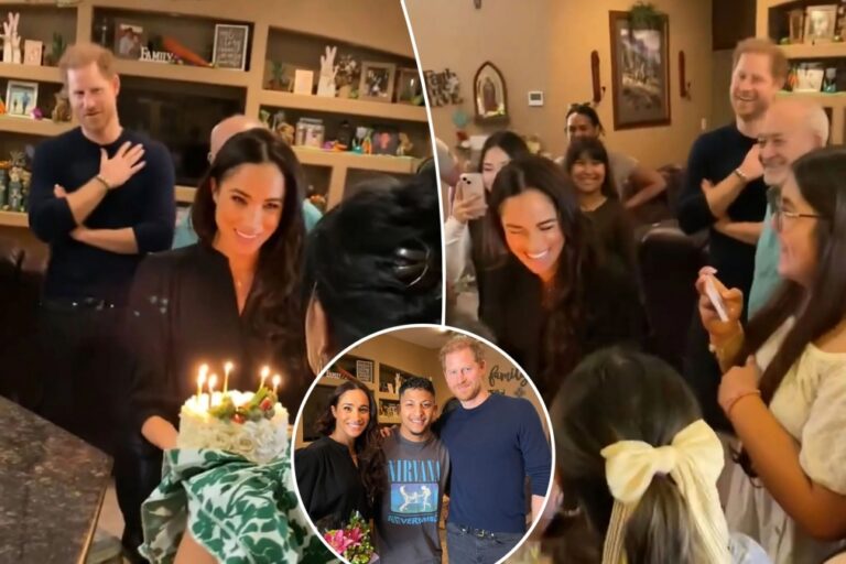 Meghan Markle y el príncipe Harry visitaron a la familia de una de las víctimas de tiroteo