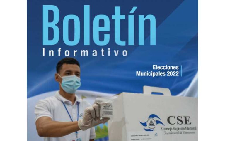 Consejo Supremo Electoral: Boletín informativo No. 11 Elecciones Soberanas 2022