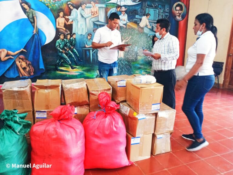 Llega a Carazo el material auxiliar electoral