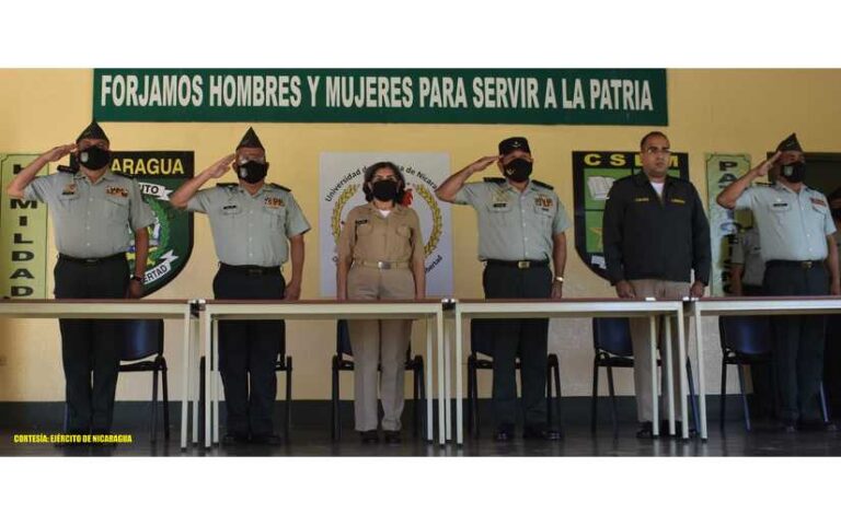 Ejército participa en clausura de Curso de Derechos Humanos y Derecho Internacional Humanitario