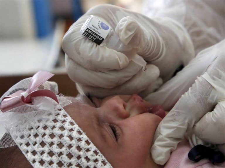Preparan plan de vacunación antipolio en Gaza
