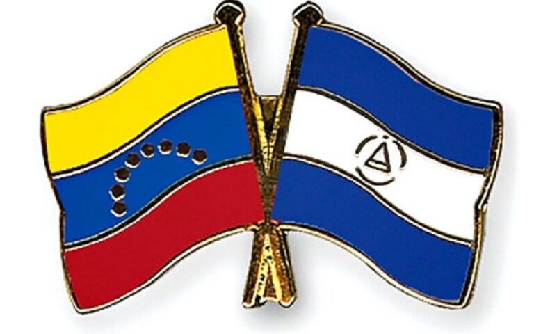 Nicaragua envía un saludo militante al presidente de Venezuela