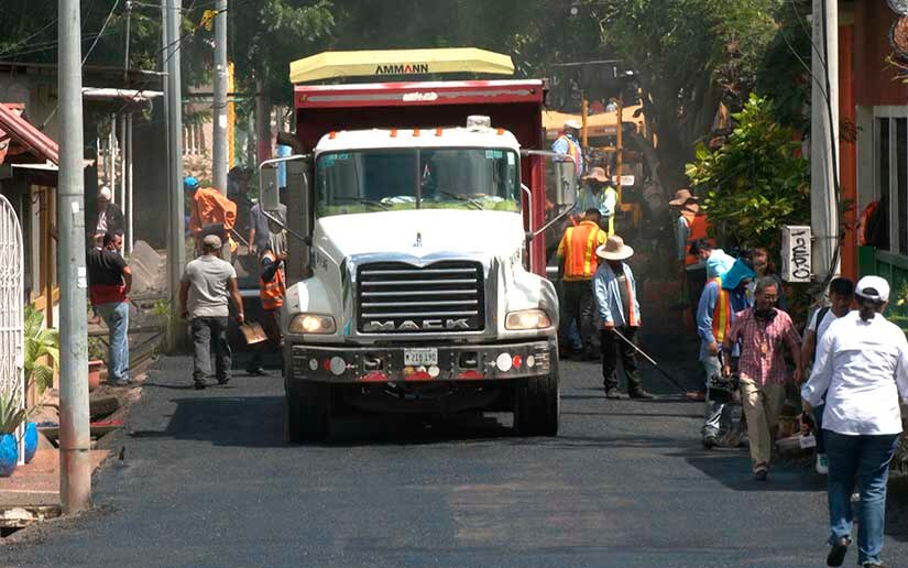 Nuevas cuadras de calle en Villa José Benito Escobar