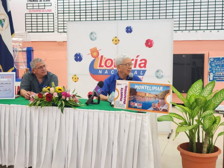 Lotería Nacional anuncia un doble acumulado de 17 millones de córdobas