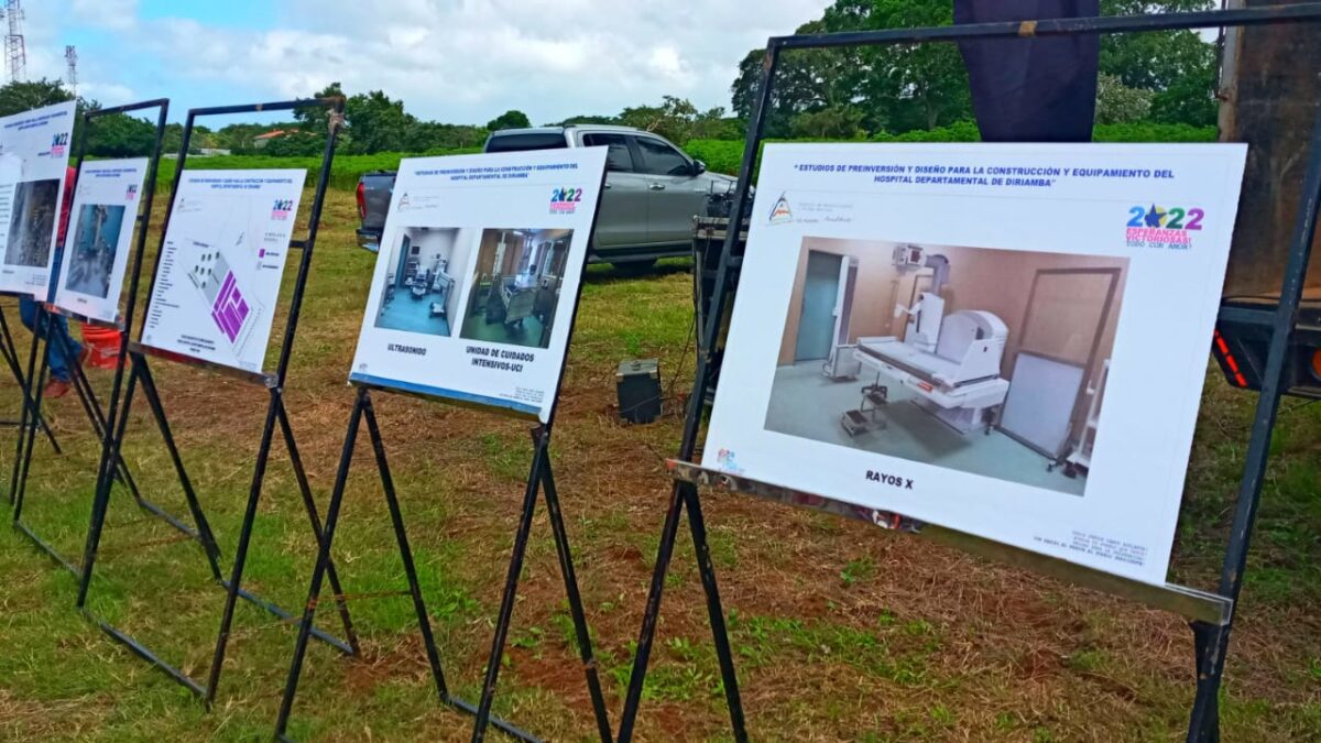 Entregan sitio para inició de estudios de preinversión y diseño del Hospital Departamental de Diriamba, Carazo.