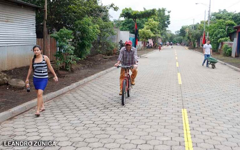 Inauguran calles adoquinadas en Ciudad Sandino