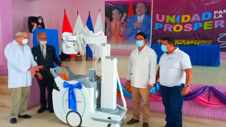 Japón dona nuevo equipo de Rayo X a Hospital Regional de Jinotepe
