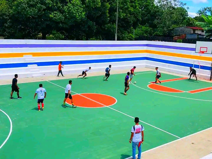 Alcaldía de Jinotepe inaugura cancha deportiva multiusos “El Panamonte”