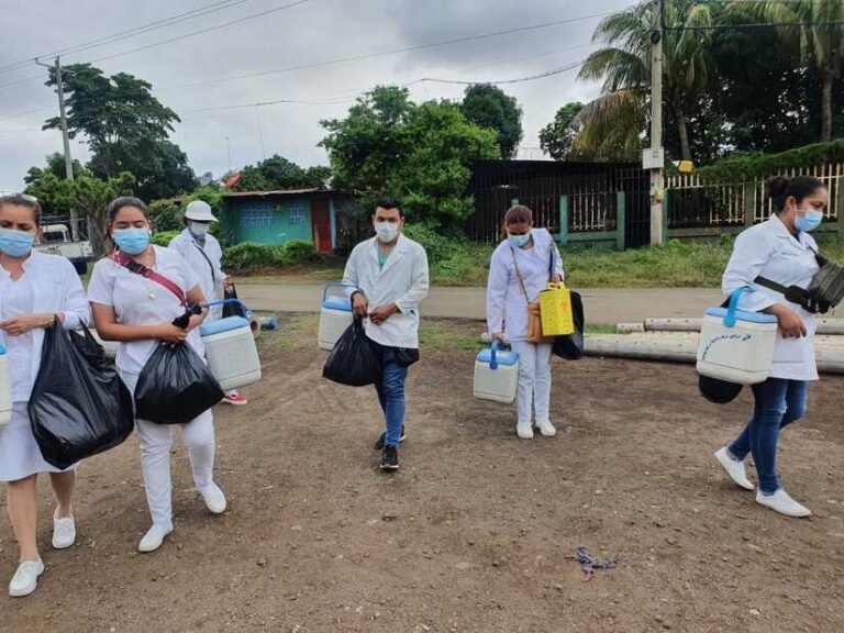 MINSA realiza jornada de vacunación en el barrio de Villa Reconciliación Sur de Managua