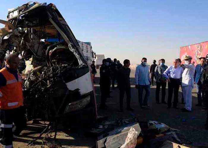 Accidente de tránsito en El Cairo deja 22 fallecidos
