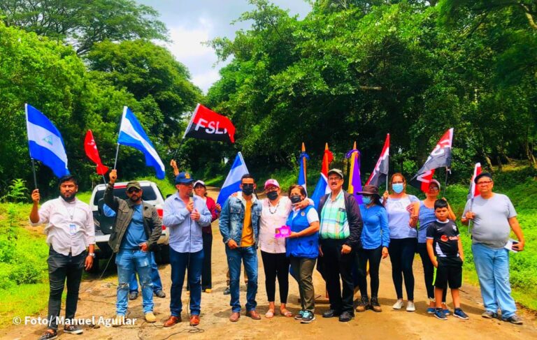 Entregan sitios para proyectos de adoquinados en Jinotepe