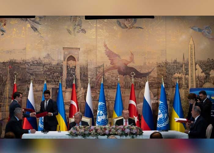 Firman acuerdo para exportación de cereales