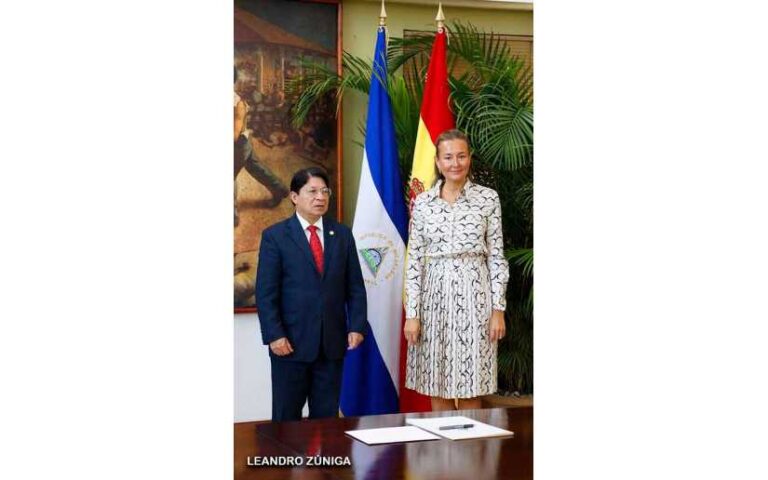 Gobierno de Nicaragua da la bienvenida a nueva embajadora del Reino de España
