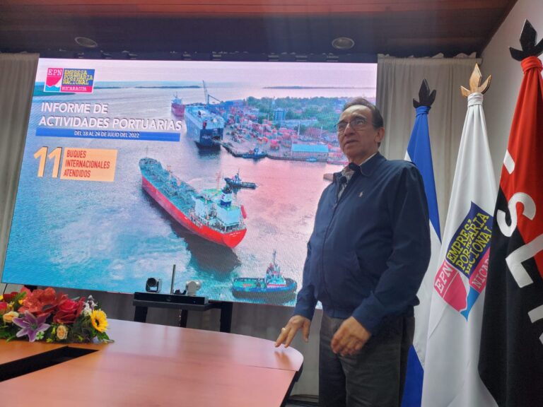 Un total de 11 buques de carga internacional ingresaron al país esta semana