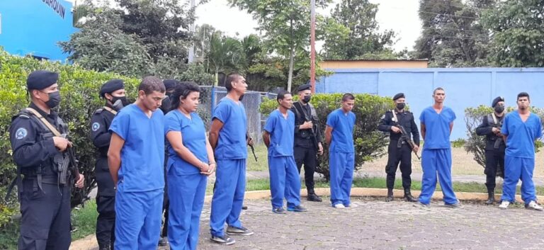 Capturan a 7 sujetos en Estelí