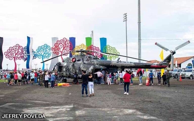 Ejército de Nicaragua realiza exposición estática