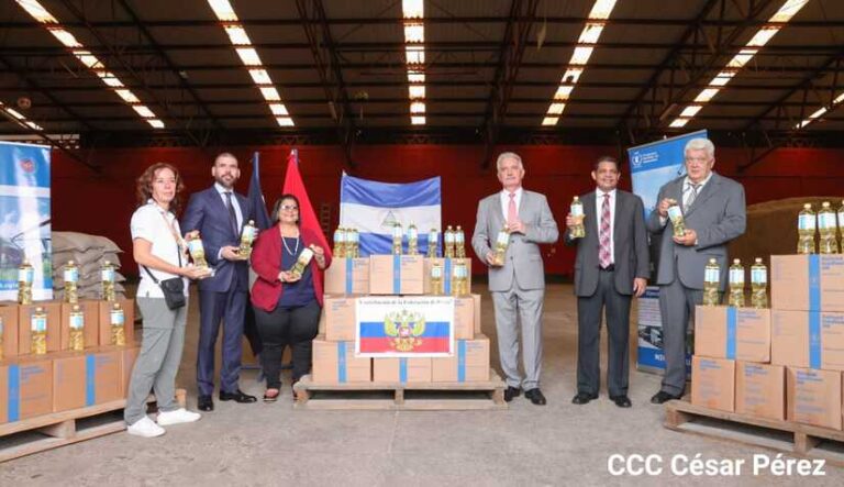 Rusia dona 196 toneladas de aceite de girasol para la Merienda Escolar