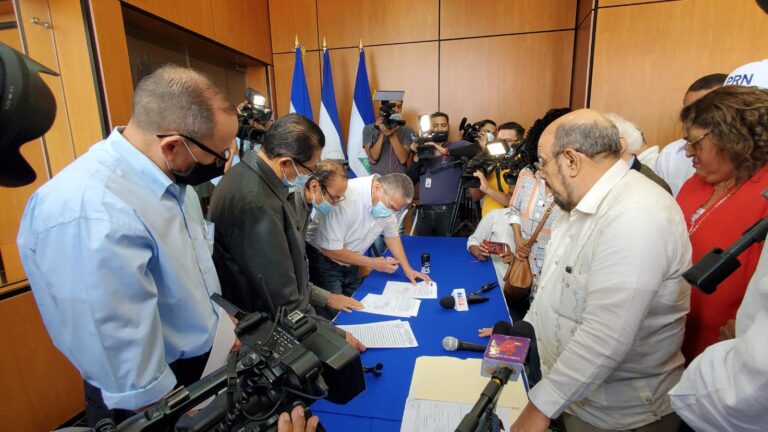 Alianza Unida Nicaragua Triunfa se inscribe para las elecciones municipales 2022