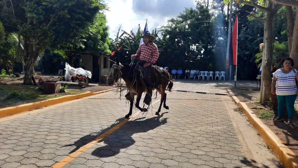 Calles adoquinadas en Jinote