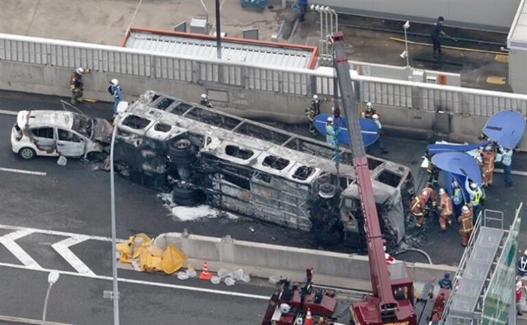 Accidente deja 7 lesionados y 2 fallecidos en Japón