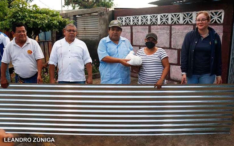 Brindan apoyo a familias afectadas por las lluvias en Tipitapa