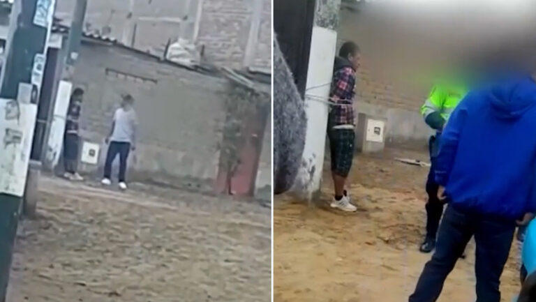 Golpean y amarran a un hombre que intentó abusar de una menor