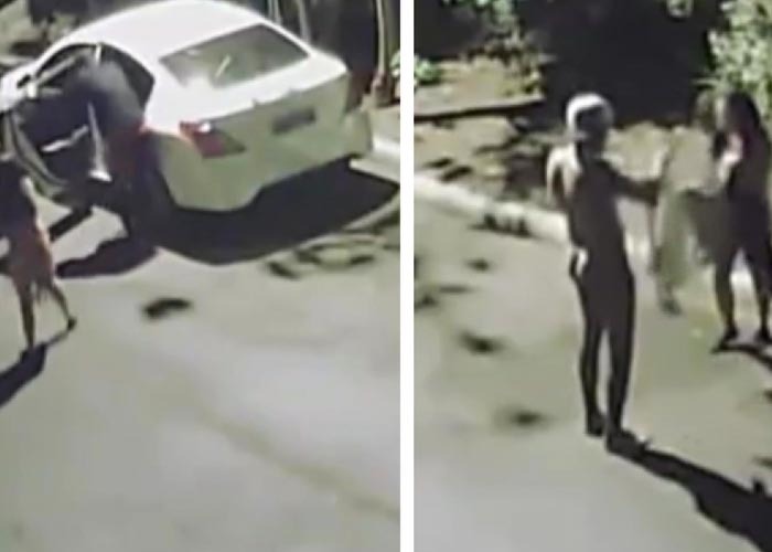 Ladrones interrumpen momentos de pasión de una pareja