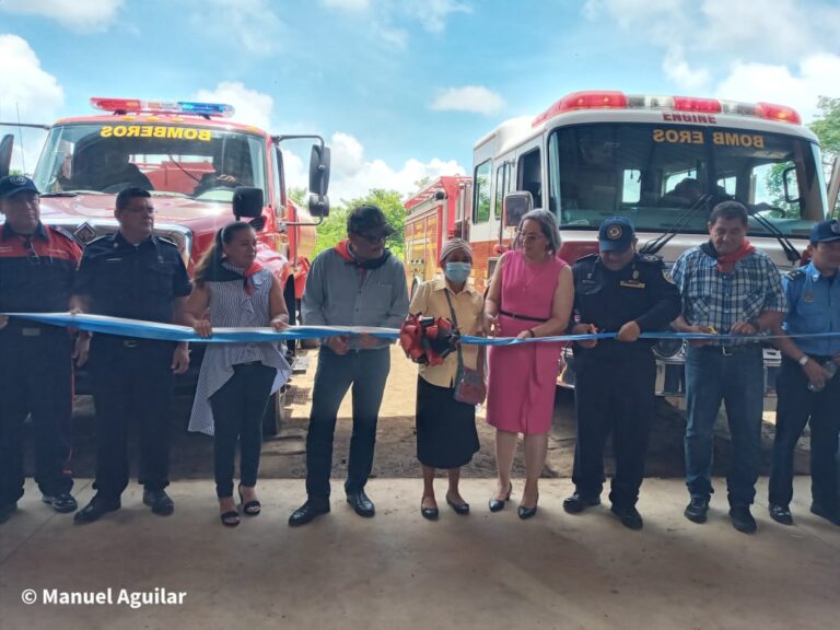 Inauguran Estación de Bomberos número 150 en Santa Teresa, Carazo