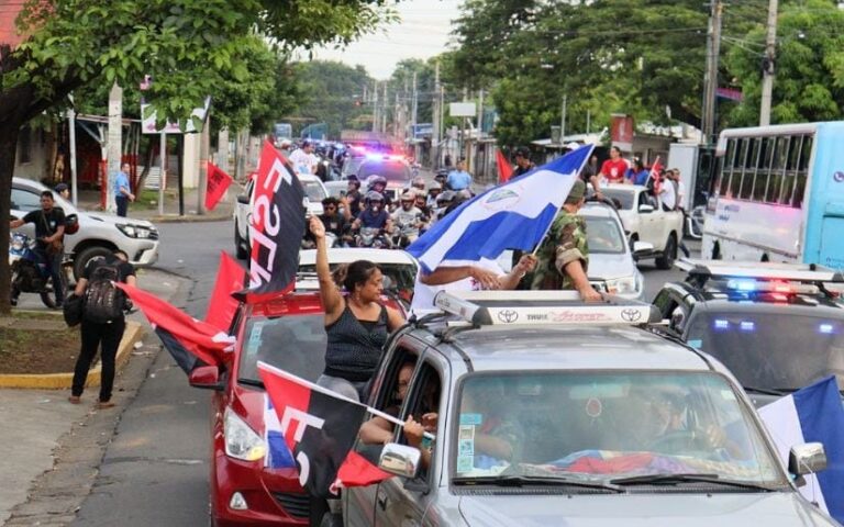 Distrito IV de Managua realiza diana en saludo a las Fiestas Patria